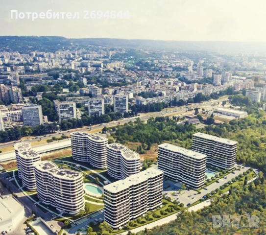 Тристаен апартамент в затворен комплекс с басейн, снимка 10 - Апартаменти - 53777255