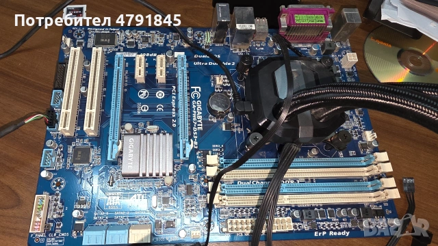 i7 3770 + дънна платка + водно охлаждане, снимка 2 - Дънни платки - 55170073