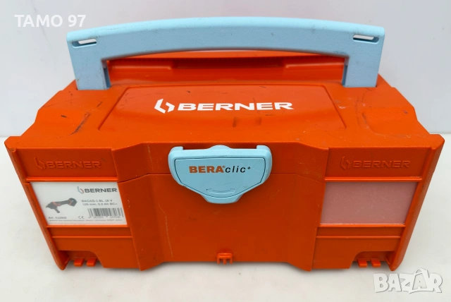 BERNER BACAG-1 BL 18V - Безчетков ъглошлайф 2x18V 5.0Ah неразличим от нов!, снимка 11 - Ъглошлайфи - 55151841