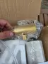 Nintiue F1599 – нов дизайнерски подов лампион, Gold/Natural, снимка 4
