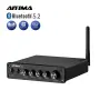 Усилвател  AIYIMA A03 Class D 2.1 Amplifier TPA3116D2 Bluetooth 5.0 2x50W, снимка 4