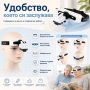 Увеличителна лупа за глава с LED осветление за четене шиене гоблени, снимка 2