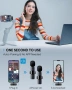 Микрофон за iOS/Android, Мини микрофон Plug & Play, Безжичен Лавалиер микрофон за YouTube/Facebook с, снимка 3
