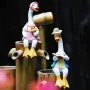 Декоративни градински фигурки чифт влюбени патици 2 бр. – Реалистична украса от смола за двор, гради, снимка 10