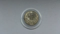 Сребърна монета от 50 стотинки 1910 година - без чертичката, снимка 2
