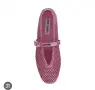 Steve Madden плетени балеринки розови металик, снимка 4