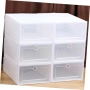 4948 Кутия за обувки XL 33x24x14 см – Прозрачен органайзер с предно отваряне, снимка 5