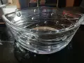 Кристална купа Crystal Bohemia Labyrinth 305 мм – нова с кутия, снимка 1