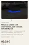 Маси за кафе 2.бр с LED осветление, сив сонома, 50x50x40 см чисто нови от Германия , снимка 8