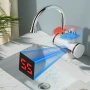 Проточен бойлер Водонагревател с дисплей 3000W  Смесител за вода  Нагревател за вода Душ Батерия, снимка 3
