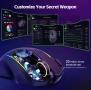 Нова Безжична геймърска мишка, 3 режима - 2.4G/USB-C/Bluetooth 6 нива 10000DPI Chroma RGB подсветка , снимка 6