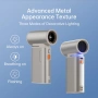Преносим турбо вентилатор батерия 9000mAh LED дисплей, метален корпус с аксесоари, снимка 1