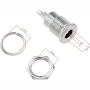 Комплект 5 броя DC захранващи букси 12V 5.5x2.1mm женски конектор – за камери LED ленти рутери 10475, снимка 9