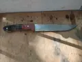 Стар голям Соц. български нож - касапски, снимка 3