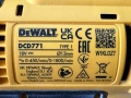Акумулаторен винтоверт DEWALT DCD771, снимка 8