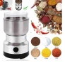 Електрическа мелничка 200W неръждаема стомана за сушени подправки ,кафе на зърна, ядки и др., снимка 4