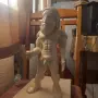 мъжка фигура от бяла глина , снимка 4