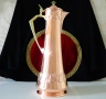 Медна кана с капак WMF бягащ щраус Art Nouveau,Jugendstil , снимка 1