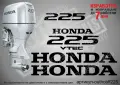 HONDA след 2008 извънбордови двигател стикери 175 200 225 250 300 hp, снимка 4
