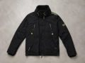 SUPERDRY Wind Attacker Jacket 2XL - Black Neon - Fleece Lined - Оригинално мъжко яке, снимка 11