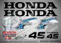 HONDA 2002-2007 извънбордови двигател стикери надписи 25 30 35 40 45 50 hp, снимка 6
