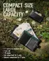 Мъжки портфейл с джоб за монети, прозорец за лична карта, RFID блокиране, до 11 карти, снимка 6