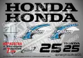 HONDA 2002-2007 извънбордови двигател стикери надписи 25 30 35 40 45 50 hp, снимка 2