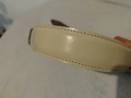 Мъжки кожен колан TEODOR, цвят - светлобежов, снимка 3