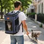 Премиум раница за домашни любимци до 7 кг – Вентилирана, ергономична и удобна за пътуване, снимка 2