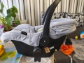 Бебешка количка Lorelli Rimini 3в1 сиво и черно, снимка 1