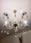 Стилен кристален полюлей с 5 свещи, снимка 3