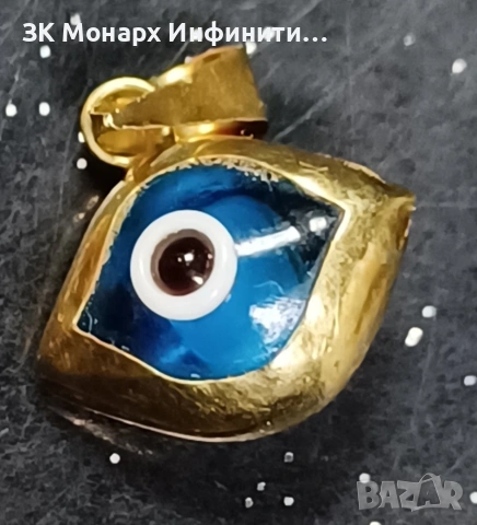 Златна висулка /585/, снимка 2 - Колиета, медальони, синджири - 53967781