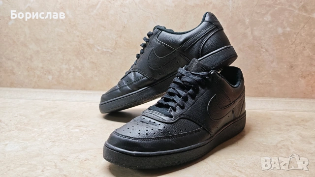 Nike Court Vision Low Black 44.5 оригинални маратонки, снимка 2 - Маратонки - 54183118