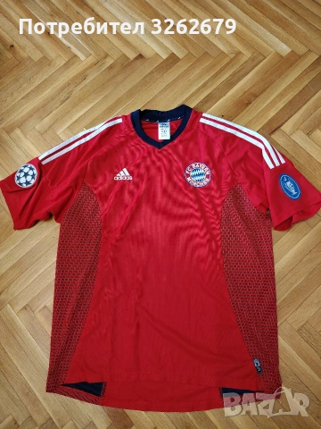 Adidas Bayern Munich 2002 оригинална ретро тениска размер xl