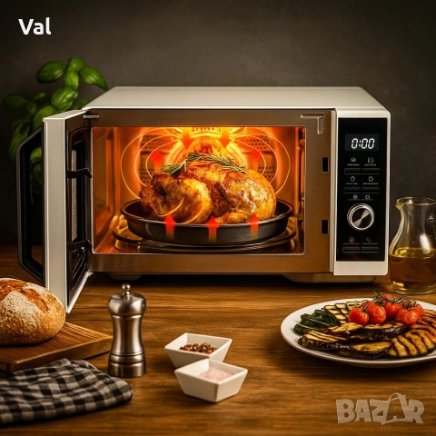 Микровълнова печка Toshiba MW3-AC26SF (26 L) / MW3-SAC23SF (23 L) - С грил, конвекция и Air Fry, снимка 2 - Микровълнови - 54760199