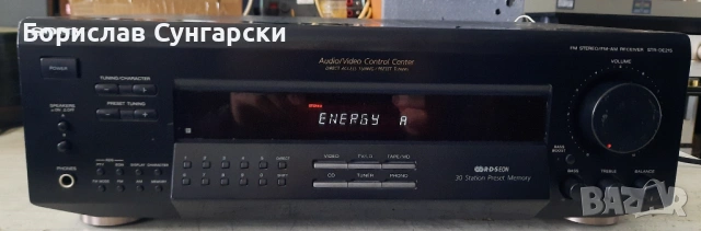 Продавам мощен транзисторен стерео ресивър SONY STR-DЕ215