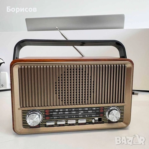 Преносимото ретро радио MD-510BT , снимка 6 - Радиокасетофони, транзистори - 55163958