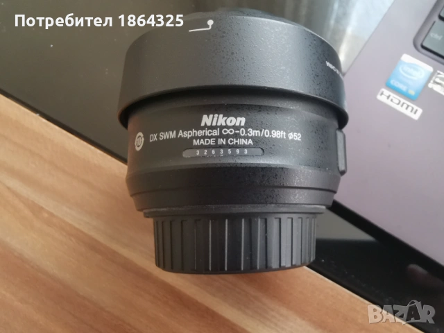 Нов обектив Nikon /Nikkor AF-S 35mm 1;1,8G DX / Никон, снимка 4 - Обективи и филтри - 54338155