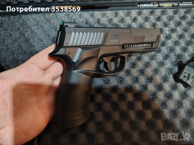 Пистолет Umarex HDP 50. + Бързомер Umarex rds8  , снимка 6 - Въздушно оръжие - 54382869