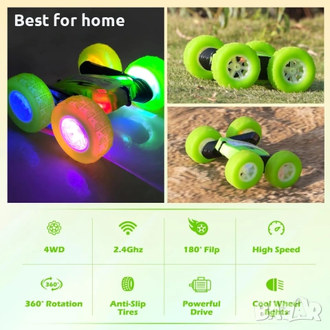 Дистанционно управлявана кола 3 4 5 6 7 8 9 години Игри LED мигаща RC играчка количка , снимка 3 - Коли, камиони, мотори, писти - 54318646