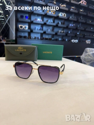 Lacoste Слънчеви Очила С UV400 Защита С Подарък🎁Калъф И Кутия Лакост-Различни Цветове Код SK1707, снимка 2 - Слънчеви и диоптрични очила - 54896404