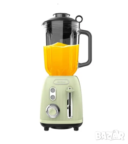 Cecotec Power Black Titanium Retro Блендер с Стъклена Каната 1,5 л 1200W Зелен