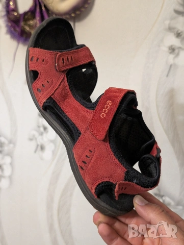 туристически сандали Ecco Anatomical toe grip area номер 40 , снимка 9 - Сандали - 54919591