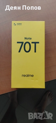 Продавам чисто нов телефонReal me Note 70t, снимка 2 - Други - 54649966