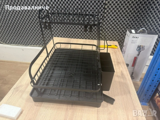 Сушилник за съдове с оттичане на водата, XXL, снимка 6 - Аксесоари за кухня - 54243578