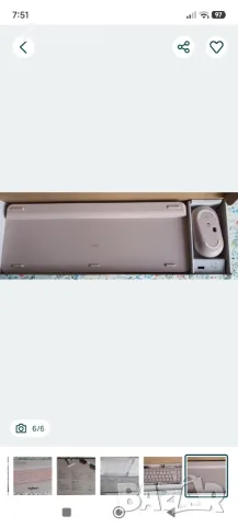 Безжична клавиатура и мишка Logitech, снимка 6 - Клавиатури и мишки - 55367602