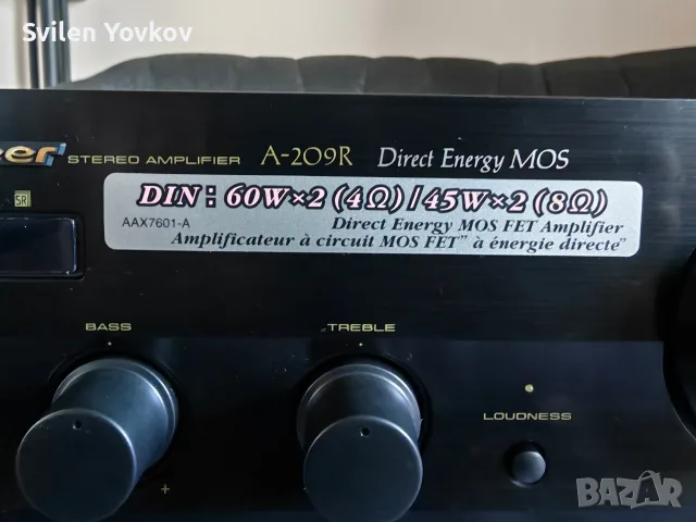 Продавам усилвател pioneer a 209r, снимка 5 - Ресийвъри, усилватели, смесителни пултове - 55437616