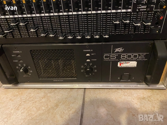 Апаратура Peavey Стъпало Миксер, снимка 6 - Ресийвъри, усилватели, смесителни пултове - 55240636