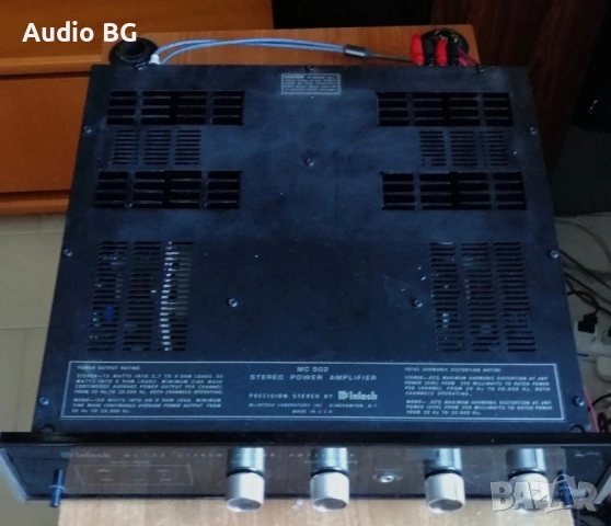 Mcintosh MC-502, снимка 4 - Ресийвъри, усилватели, смесителни пултове - 54757652