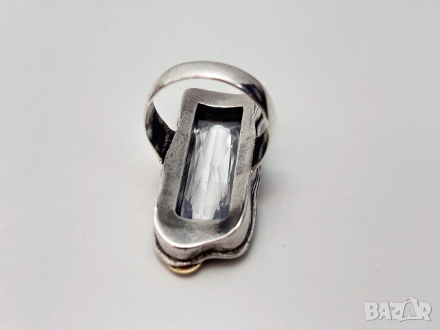 Дамски Сребърен Пръстен (проба 925)- 12,83 грама, Hadar Designers-Израел, снимка 8 - Пръстени - 55170060